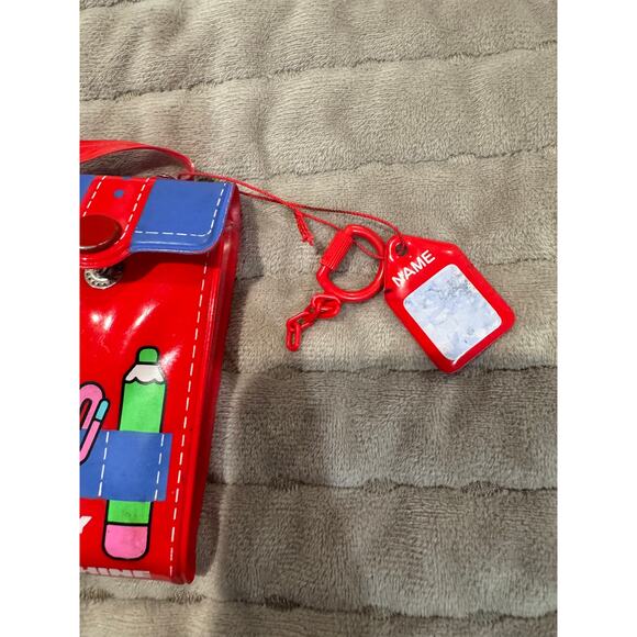 Vintage Hello Kitty Wallet Red Vinyl Close Snap WIth Card Holder - Picture 10 of 10